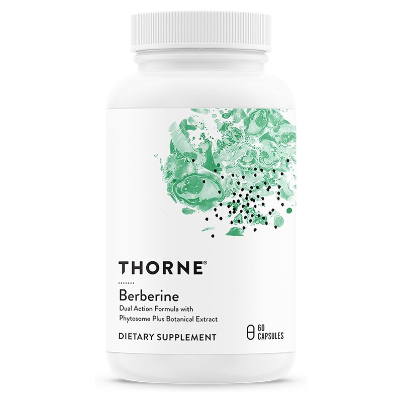 THORNE Berberine, Dual Action Phytosome & HCl Formula, 60 Capsules