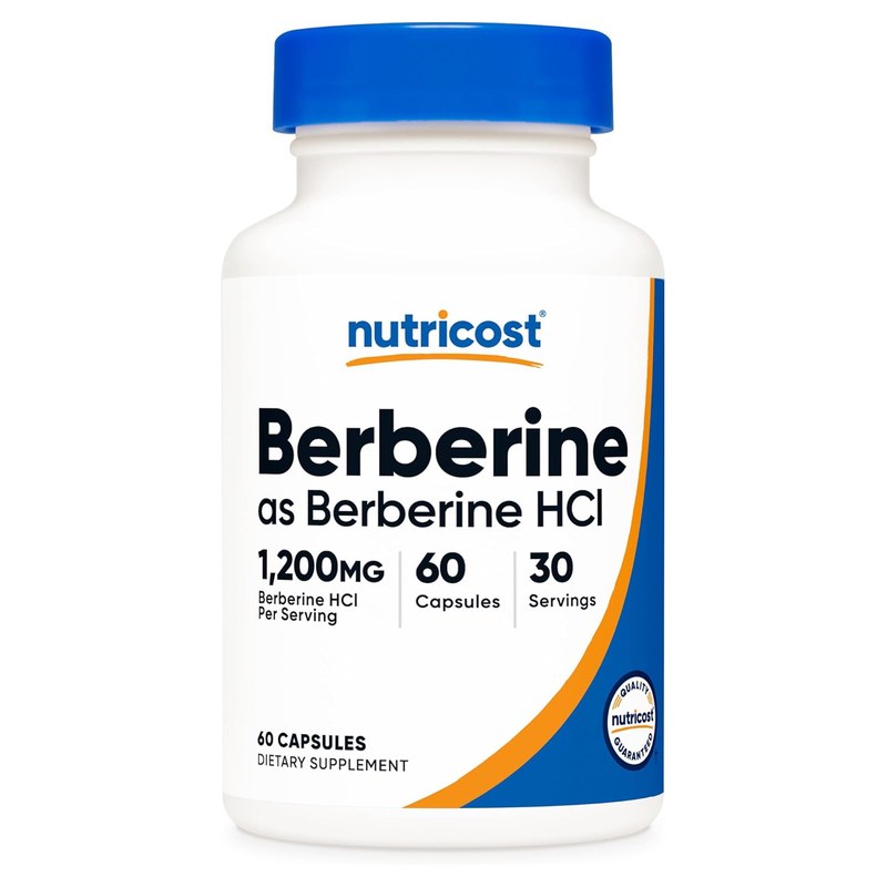 Nutricost Berberine HCl 1,200mg, 60 Capsules